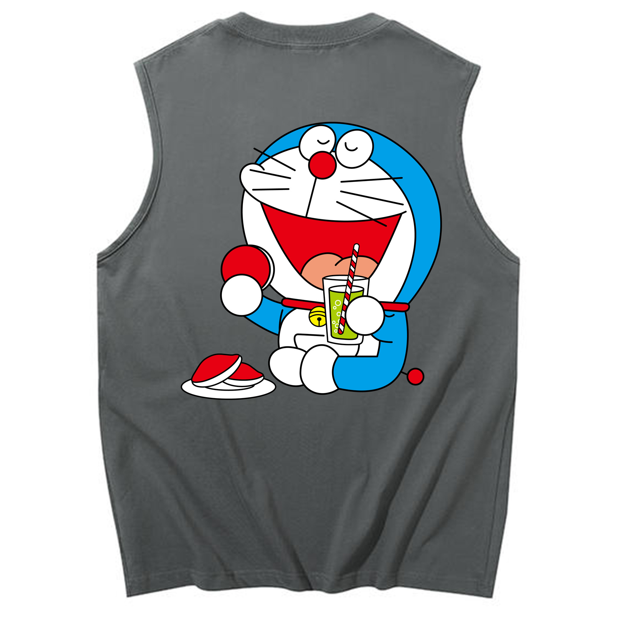 （画像用） ドラえもん Doraemon コットン100％タンクトップ（背面プリント）